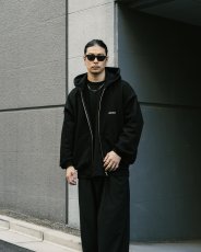 画像8: ANTIDOTE BUYERS CLUB/ASIC Sweat Zip Parka（Pure Black） (8)