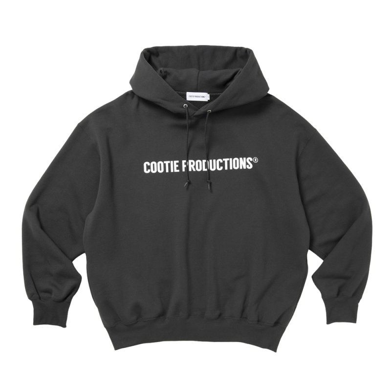画像1: COOTIE PRODUCTIONS/Plain Sweat Hoodie - LOGO（Gray）［プレーンスウェットフーディー-26秋冬］