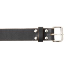 画像2: COOTIE PRODUCTIONS/Tea-Core Leather Narrow Belt（Black）［レザーナローベルト-26秋冬］ (2)