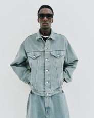 画像6: COOTIE PRODUCTIONS/12.5oz Denim Trucker Jacket（Indigo Fade OD）［デニムトラッカーJKT-26秋冬］ (6)
