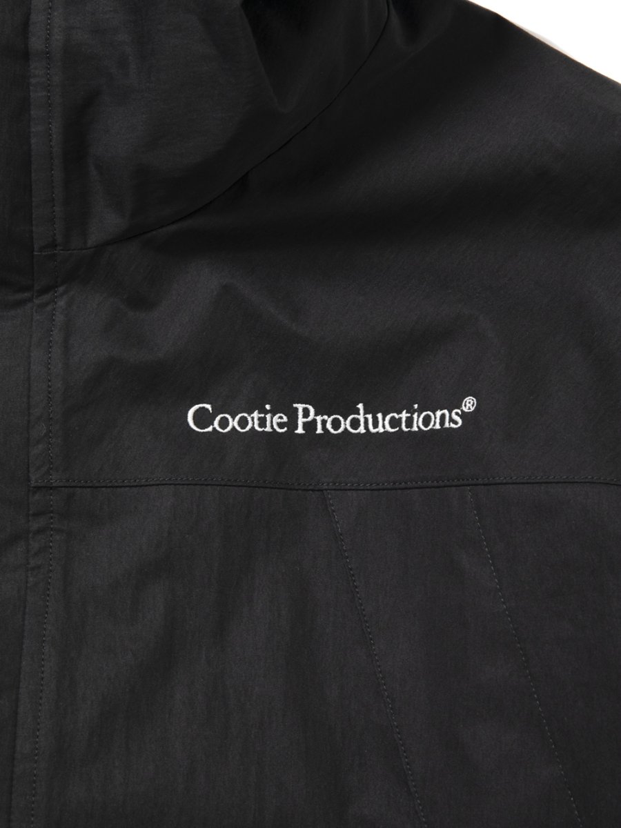 画像3: COOTIE PRODUCTIONS/2 Layer N/C Twill Hooded Jacket（Black）［N/CツイルフーデッドJKT-26秋冬］ (3)