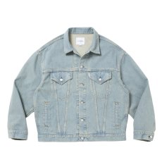 画像1: COOTIE PRODUCTIONS/12.5oz Denim Trucker Jacket（Indigo Fade OD）［デニムトラッカーJKT-26秋冬］ (1)