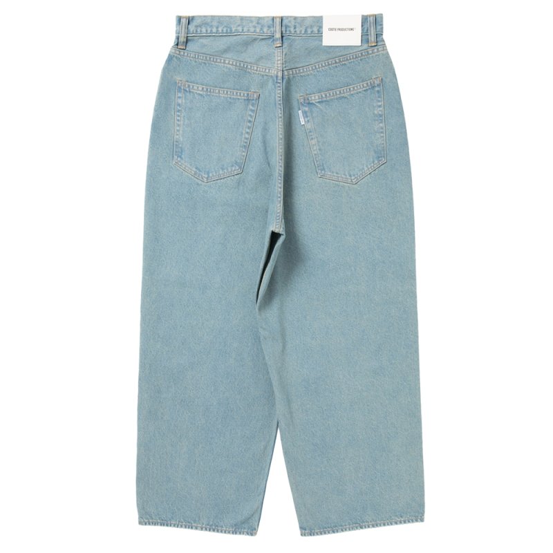 画像2: COOTIE PRODUCTIONS/12.5oz Denim 5 Pocket Extra Baggy Pants（Indigo Fade OD）［デニムエクストラバギーパンツ-26秋冬］