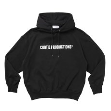 画像1: COOTIE PRODUCTIONS/Plain Sweat Hoodie - LOGO（Black）［プレーンスウェットフーディー-26秋冬］ (1)