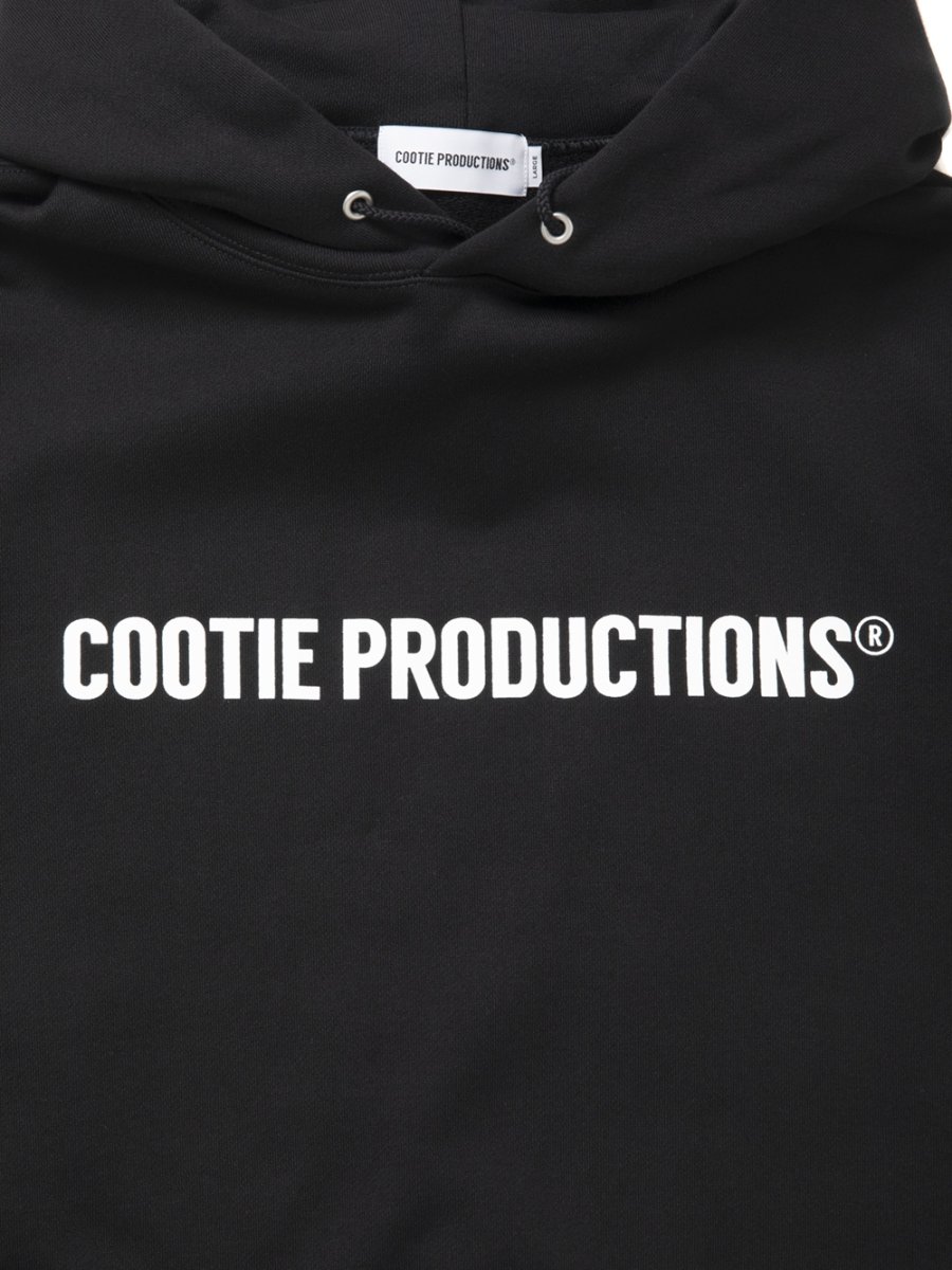画像3: COOTIE PRODUCTIONS/Plain Sweat Hoodie - LOGO（Black）［プレーンスウェットフーディー-26秋冬］ (3)