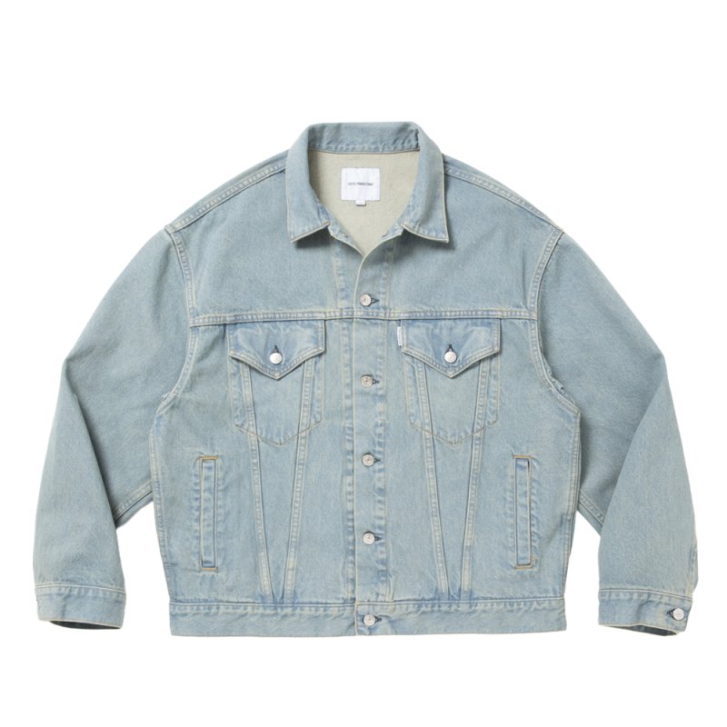 画像1: COOTIE PRODUCTIONS/12.5oz Denim Trucker Jacket（Indigo Fade OD）［デニムトラッカーJKT-26秋冬］