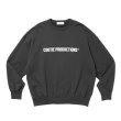 COOTIE PRODUCTIONS/Plain Sweat Crew - LOGO（Gray）［プレーン