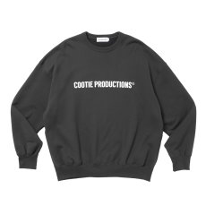 画像1: COOTIE PRODUCTIONS/Plain Sweat Crew - LOGO（Gray）［プレーンスウェットクルー-26秋冬］ (1)