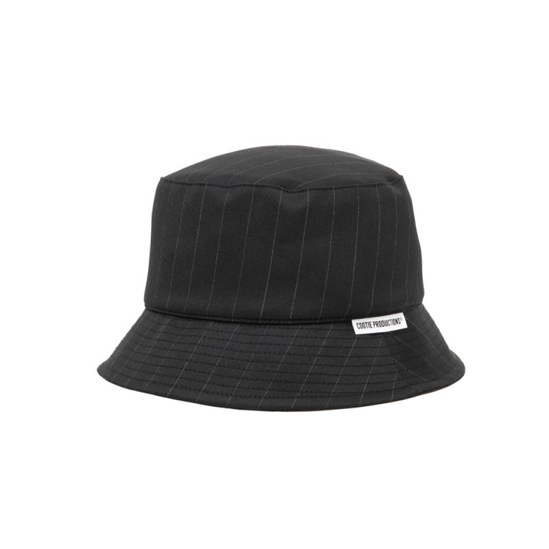 画像1: COOTIE PRODUCTIONS/Wool Gabardine Bucket Hat（Stripe）［ウールギャバジンバケットハット-26秋冬］