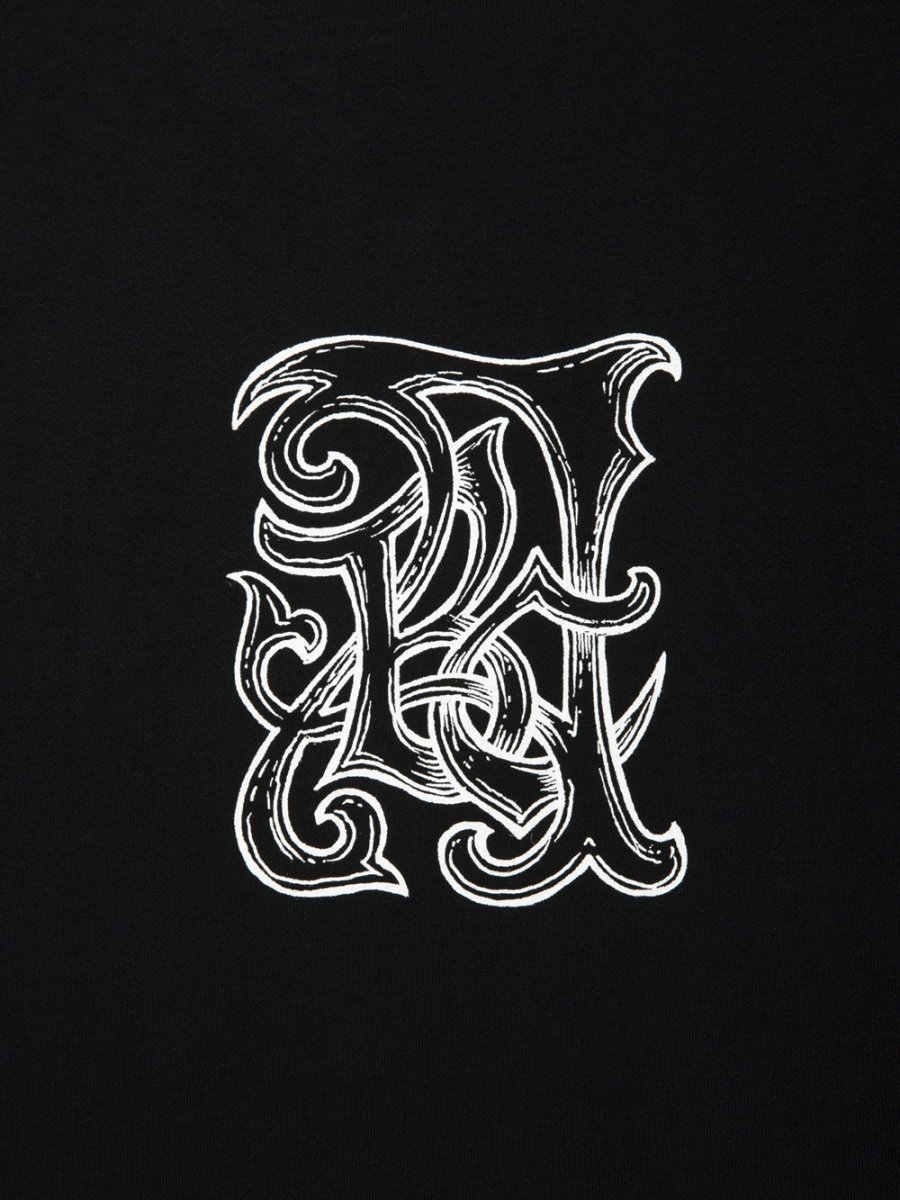 画像5: ANTIDOTE BUYERS CLUB/ASIC Crewneck Sweatshirt（Reaper）（Pure Black） (5)