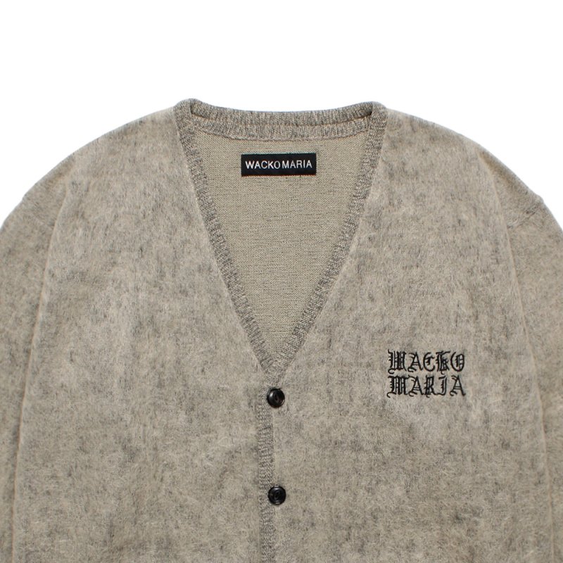 画像2: WACKO MARIA/MOHAIR KNIT CARDIGAN（IVORY）［モヘアカーディガン-26秋冬］