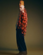 画像10: TIGHTBOOTH/PLAID FLANNEL L/S SHIRT（Navy/Orange）［チェックフランネルシャツ-26秋冬］ (10)