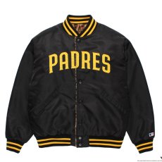 画像1: WACKO MARIA/MLB / REVERSIBLE VARSITY JACKET（BLACK/BEIGE）［リバーシブルヴァーシティJKT-26秋冬］ (1)