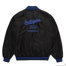 画像2: WACKO MARIA/MLB / REVERSIBLE VARSITY JACKET（BLACK/BEIGE）［リバーシブルヴァーシティJKT-26秋冬］ (2)