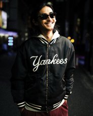 画像6: WACKO MARIA/MLB / REVERSIBLE VARSITY JACKET（BLACK/BEIGE）［リバーシブルヴァーシティJKT-26秋冬］ (6)