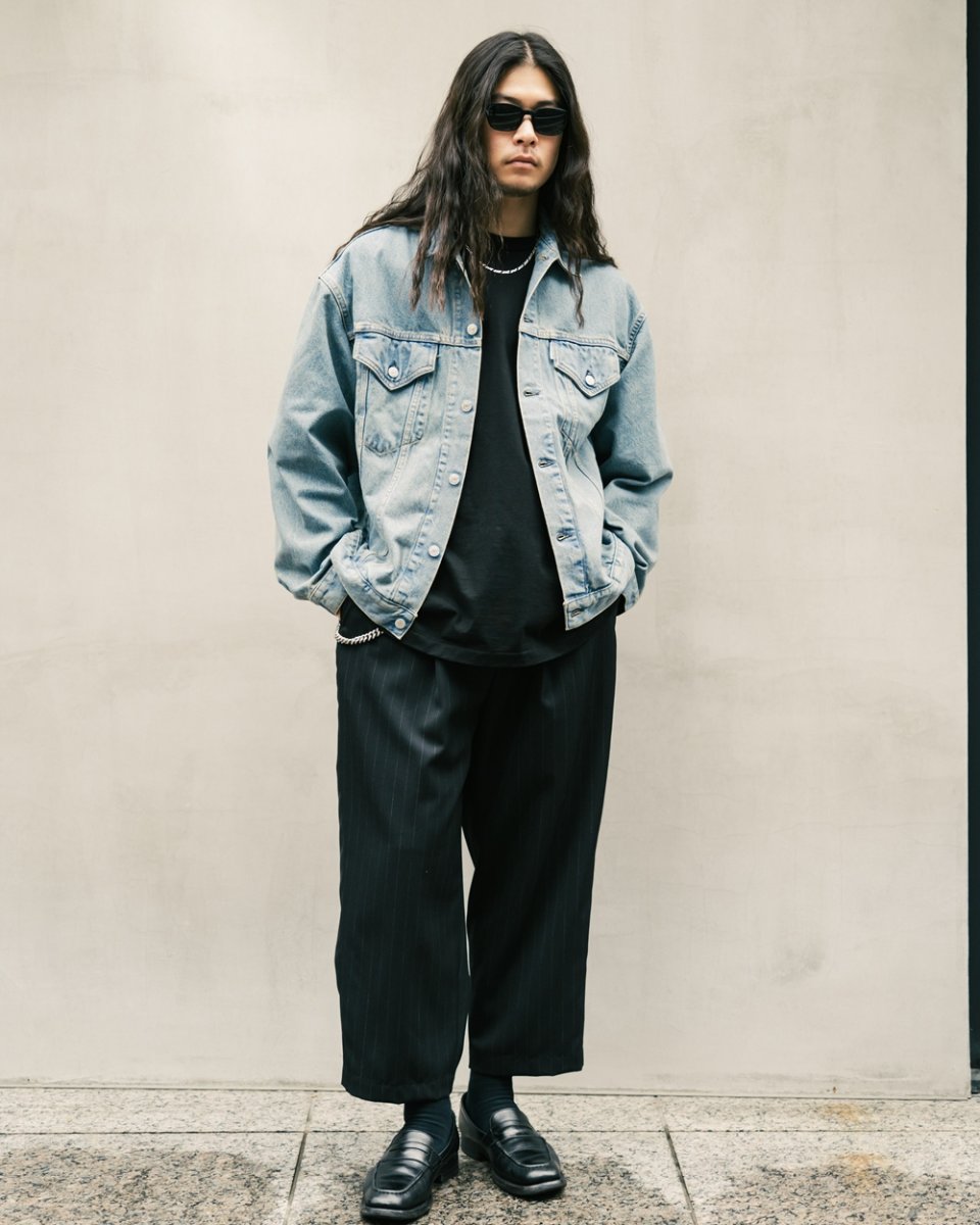 画像4: COOTIE PRODUCTIONS/12.5oz Denim Trucker Jacket（Indigo Fade OD）［デニムトラッカーJKT-26秋冬］ (4)