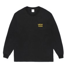 画像2: WACKO MARIA/TIM LEHI / WASHED HEAVY WEIGHT LONG SLEEVE T-SHIRT（BLACK）［刺繍+プリント長袖T-26秋冬］ (2)