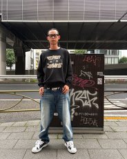画像4: BlackEyePatch/OG BEARS RAGLAN CREW SWEAT（BLACK） (4)
