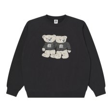 画像1: BlackEyePatch/OG BEARS RAGLAN CREW SWEAT（BLACK） (1)