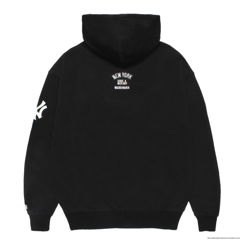 画像2: WACKO MARIA/MLB / HOODED SWEAT SHIRT（BLACK）［プルオーバーパーカー-26秋冬］