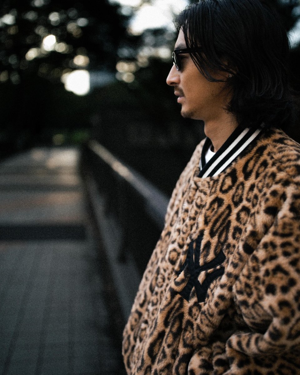 画像7: WACKO MARIA/MLB / REVERSIBLE VARSITY JACKET（BLACK/BEIGE）［リバーシブルヴァーシティJKT-26秋冬］ (7)