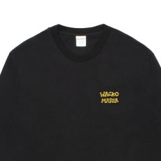画像3: WACKO MARIA/TIM LEHI / WASHED HEAVY WEIGHT LONG SLEEVE T-SHIRT（BLACK）［刺繍+プリント長袖T-26秋冬］ (3)