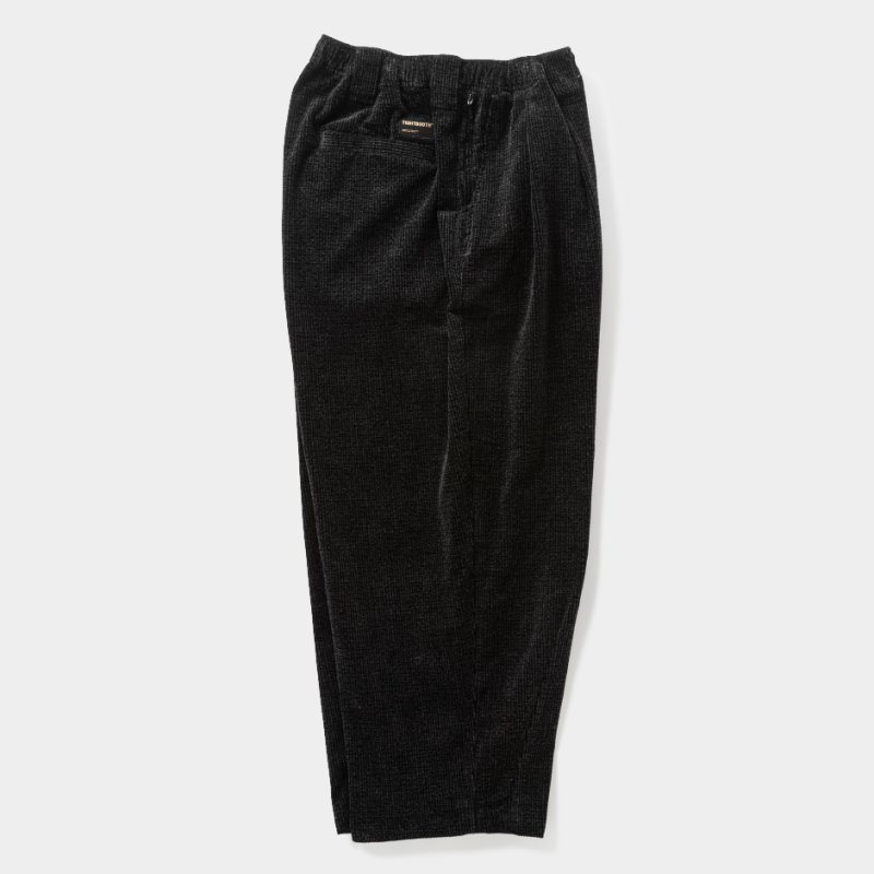 画像2: TIGHTBOOTH/CORD BAGGY SLACKS（Black）［コーデュロイバギースラックス-26秋冬］