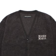 画像2: WACKO MARIA/MOHAIR KNIT CARDIGAN（CHARCOAL）［モヘアカーディガン-26秋冬］ (2)