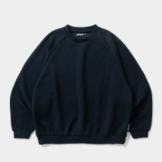 画像1: TIGHTBOOTH/WAFFLE CREW KNIT（Navy）［ワッフルクルーニット-26秋冬］ (1)