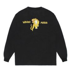 画像1: WACKO MARIA/TIM LEHI / WASHED HEAVY WEIGHT LONG SLEEVE T-SHIRT（BLACK）［刺繍+プリント長袖T-26秋冬］ (1)