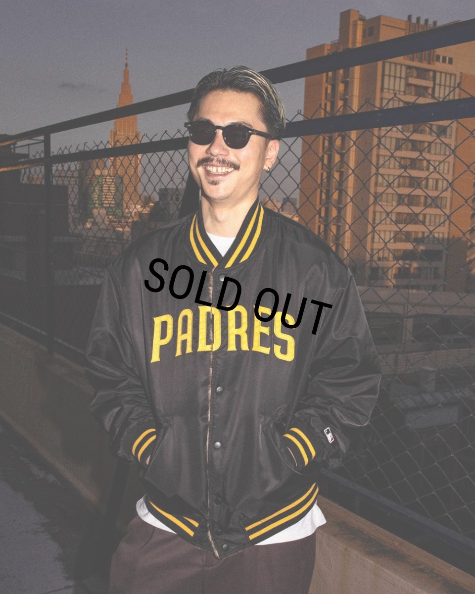 画像6: WACKO MARIA/MLB / REVERSIBLE VARSITY JACKET（BLACK/BEIGE）［リバーシブルヴァーシティJKT-26秋冬］ (6)