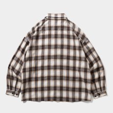 画像2: TIGHTBOOTH/PLAID FLANNEL L/S SHIRT（White/Navy）［チェックフランネルシャツ-26秋冬］ (2)
