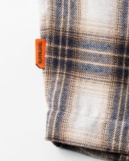 画像7: TIGHTBOOTH/PLAID FLANNEL L/S SHIRT（White/Navy）［チェックフランネルシャツ-26秋冬］ (7)