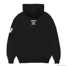 画像2: WACKO MARIA/MLB / HOODED SWEAT SHIRT（BLACK）［プルオーバーパーカー-26秋冬］ (2)