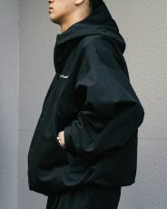 画像8: COOTIE PRODUCTIONS/2 Layer N/C Twill Hooded Jacket（Black）［N/CツイルフーデッドJKT-26秋冬］ (8)