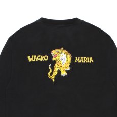 画像4: WACKO MARIA/TIM LEHI / WASHED HEAVY WEIGHT LONG SLEEVE T-SHIRT（BLACK）［刺繍+プリント長袖T-26秋冬］ (4)