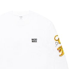 画像2: WACKO MARIA/TIM LEHI / WASHED HEAVY WEIGHT LONG SLEEVE T-SHIRT（WHITE）［刺繍+プリント長袖T-26秋冬］ (2)