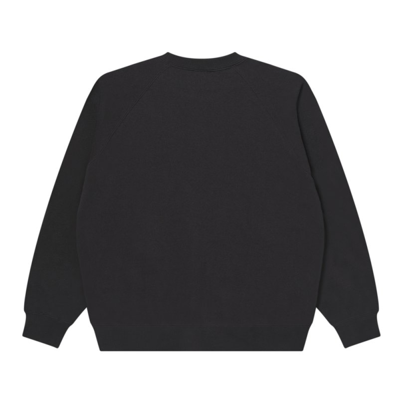画像2: BlackEyePatch/OG BEARS RAGLAN CREW SWEAT（BLACK）
