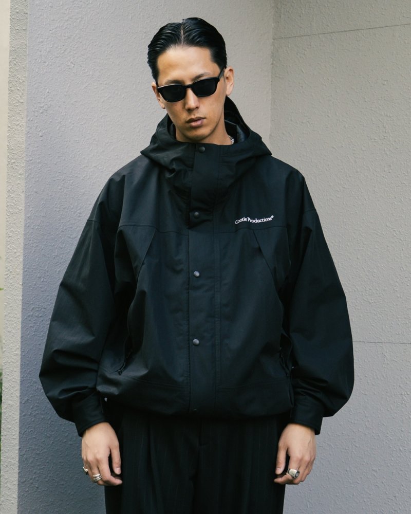 画像3: COOTIE PRODUCTIONS/2 Layer N/C Twill Hooded Jacket（Black）［N/CツイルフーデッドJKT-26秋冬］