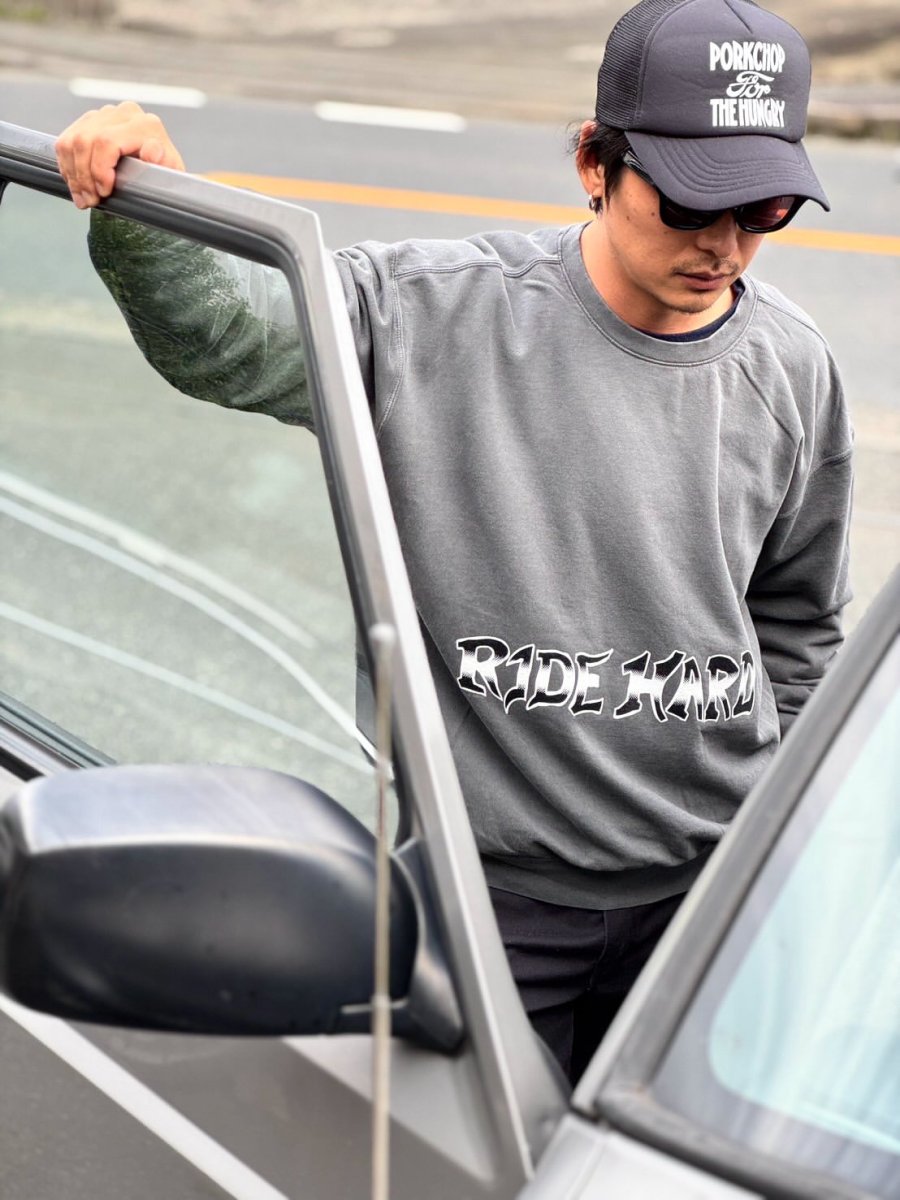 画像8: PORKCHOP/HUNGRY MESH CAP（BLACK）［ハングリーメッシュキャップ-26秋冬］ (8)