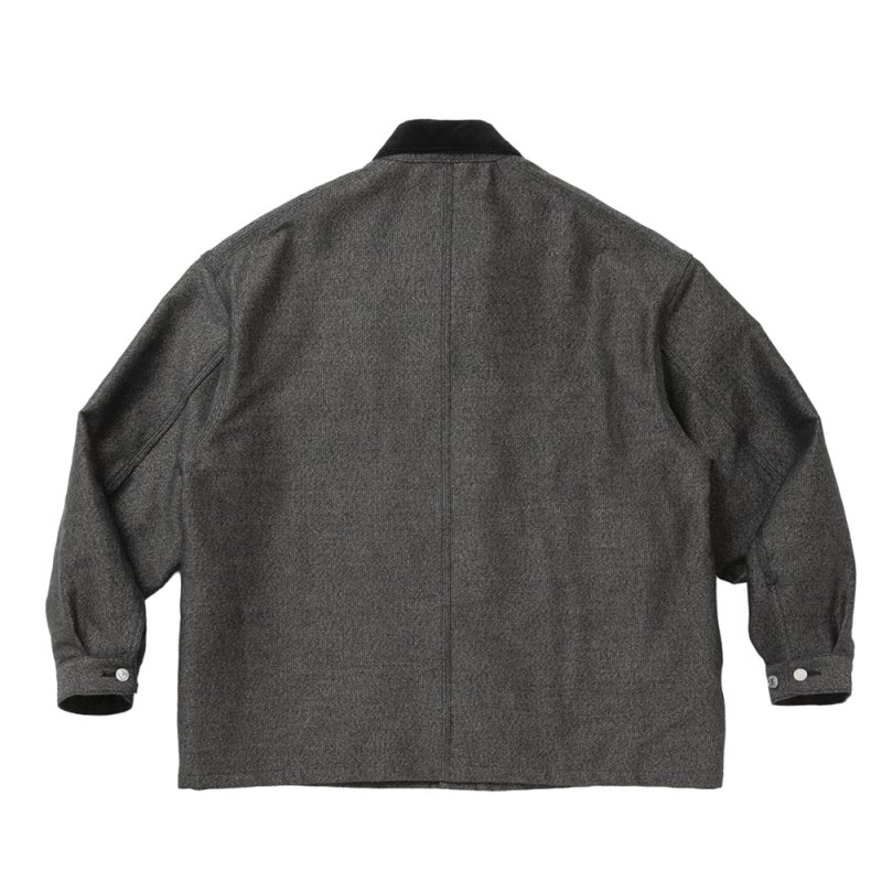 画像2: COOTIE PRODUCTIONS/Bedford Cloth Quilting Coverall（Salt and Pepper）［ベッドフォードクロスキルティングカバーオール-26秋冬］