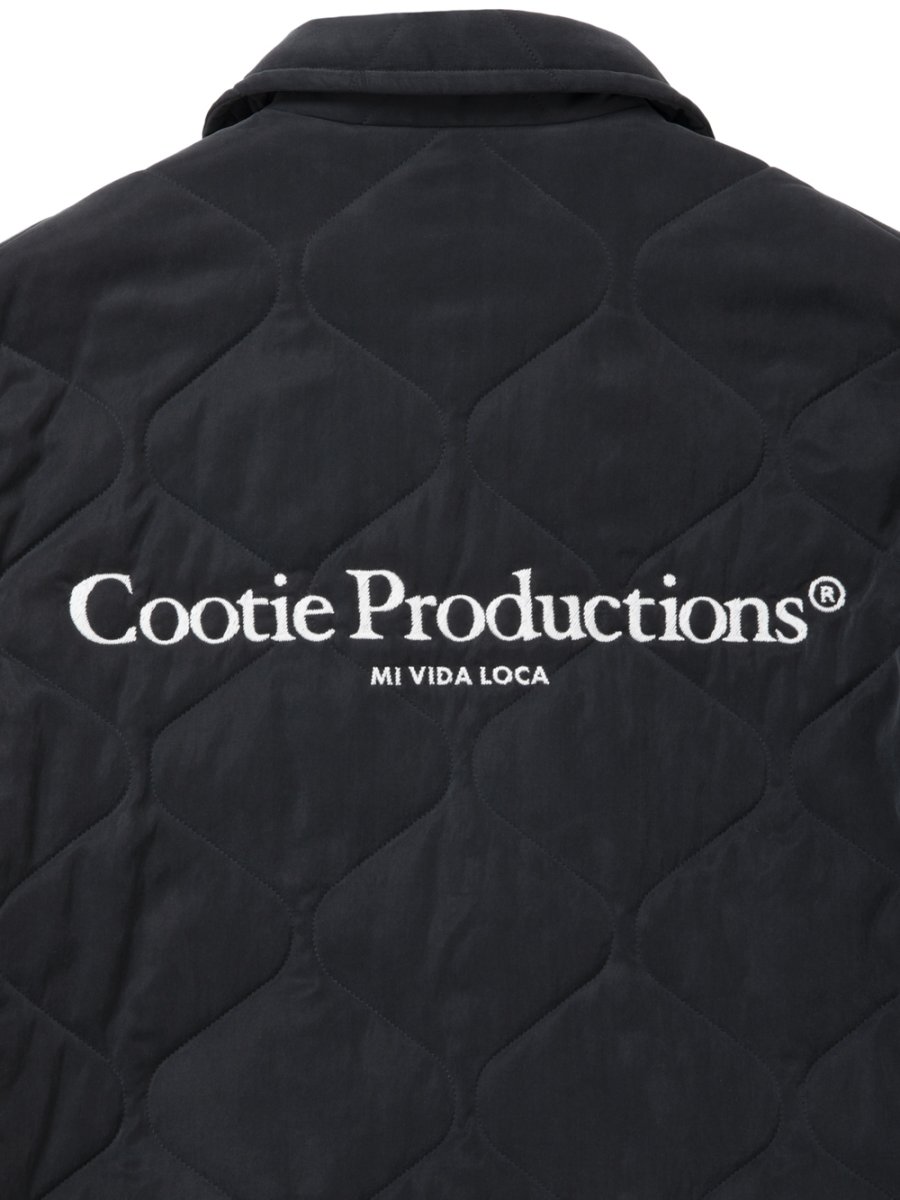 画像4: COOTIE PRODUCTIONS/Cu/Ny Satin Vietnam Liner Jacket（Black）［ベトナムライナーJKT-26秋冬］ (4)
