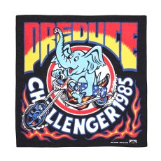 画像1: CHALLENGER/PREDUCE BANDANA（BLACK）［プリデュースバンダナ-26秋冬］ (1)