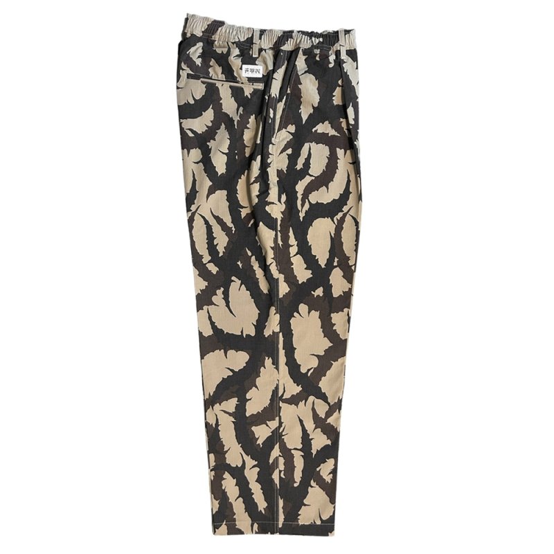 画像1: exodus brand/TRIBAL CAMO EASY PANTS（BEIGE）［トライバルカモイージーパンツ-26秋冬］