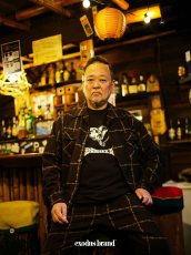 画像5: exodus brand/有刺鉄線CHECK EASY PANTS（BLACK）［有刺鉄線チェックイージーパンツ-26秋冬］ (5)
