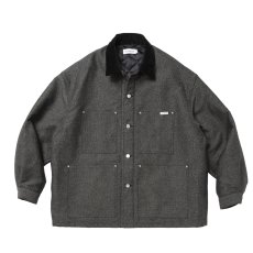 画像1: COOTIE PRODUCTIONS/Bedford Cloth Quilting Coverall（Salt and Pepper）［ベッドフォードクロスキルティングカバーオール-26秋冬］ (1)