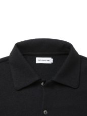 画像3: COOTIE PRODUCTIONS/W/N Boucle Polo Cardigan（Black）［ウールブークレポロカーディガン-26秋冬］ (3)