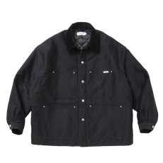 画像1: COOTIE PRODUCTIONS/Bedford Cloth Quilting Coverall（Black）［ベッドフォードクロスキルティングカバーオール-26秋冬］ (1)