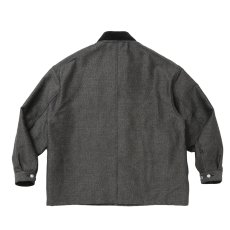 画像2: COOTIE PRODUCTIONS/Bedford Cloth Quilting Coverall（Salt and Pepper）［ベッドフォードクロスキルティングカバーオール-26秋冬］ (2)