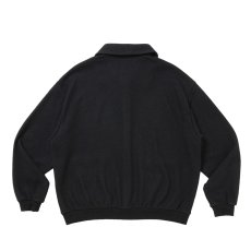 画像2: COOTIE PRODUCTIONS/W/N Boucle Polo Cardigan（Black）［ウールブークレポロカーディガン-26秋冬］ (2)